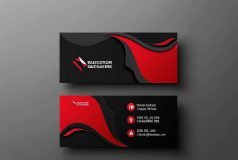 sleek-stylish-business-card-template-vector-modern-creative-clean-unique-design